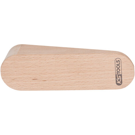 KS Tools - Cale à étamer en bois, 130 x 41 x 40 mm - 903.1013