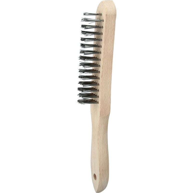 

KS TOOLS Cepillo metálico con dorso de madera, 4 líneas, 290mm
