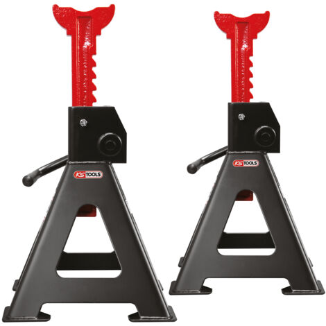 KS Tools - Chandelles à crémaillère, 10t - lot de 2 - 160.0372
