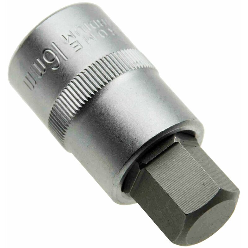 Image of Ks Tools - Chiave a brugola a esagono incassato da 16 mm (esagonale) per viti interne esagonali/inserti per chiave a bussola da 1/2 (12,5 mm),