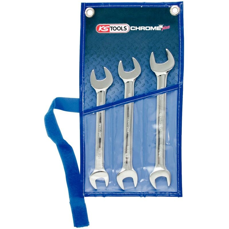 Kstools - Jeu de clés à fourche CHROMEplus, 3 pcs