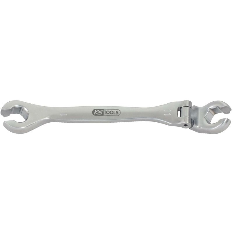 

Kstools - KS TOOLS CHROMEplus Llave de boca estrellada doble abierta con articulación, 11mm