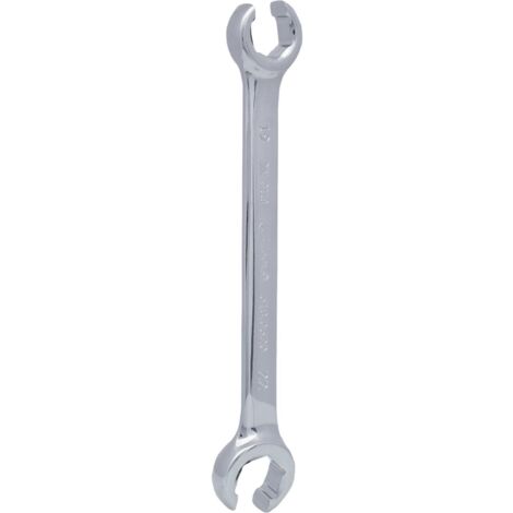 KS Tools CHROMEplus Offener Doppel-Ringschlüssel, abgewinkelt, 19x22mm