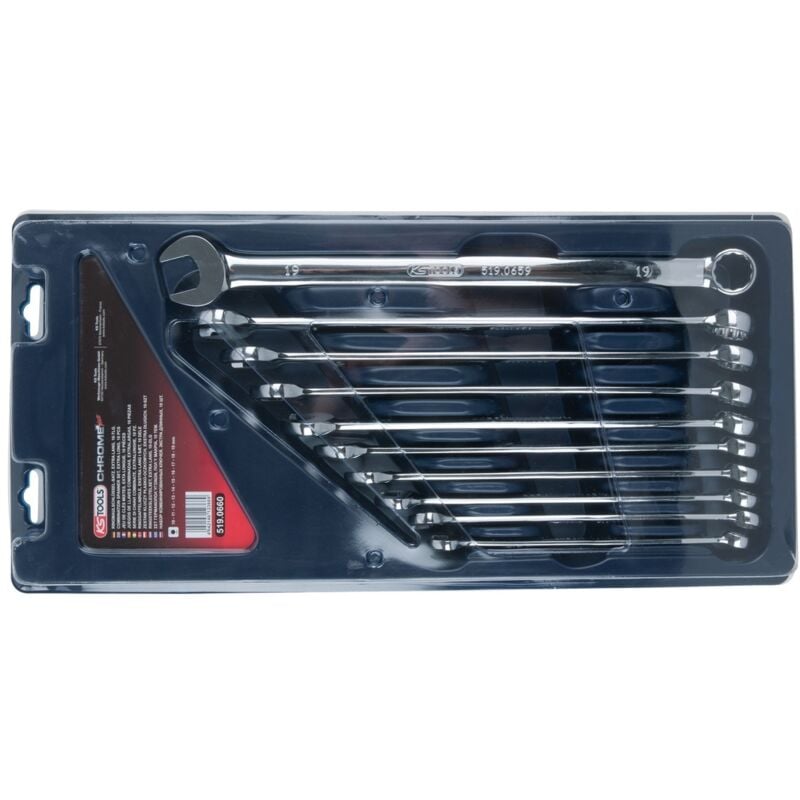 KS-Tools 519.0660 CHROME+ Ringmaulschlüssel-Satz X