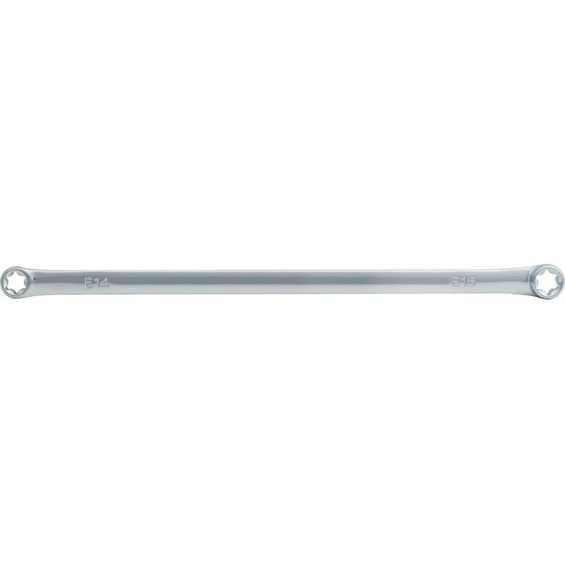 

KS TOOLS Llave de estrella doble Torx-E CHROMEplus, XL, E22xE24