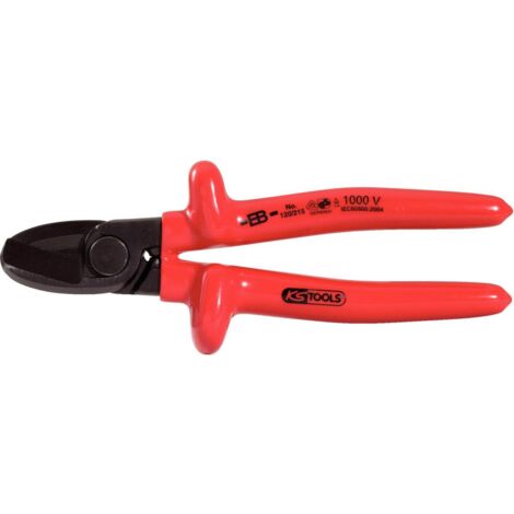 KS Tools Cisaille à main 1000V, 215 mm