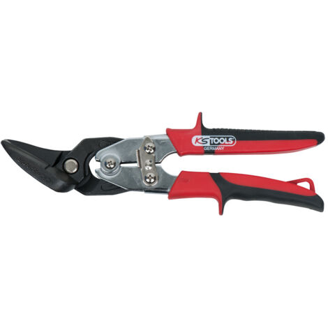 KS Tools - Cisaille bichantourneuse, coupe à gauche - 118.0046