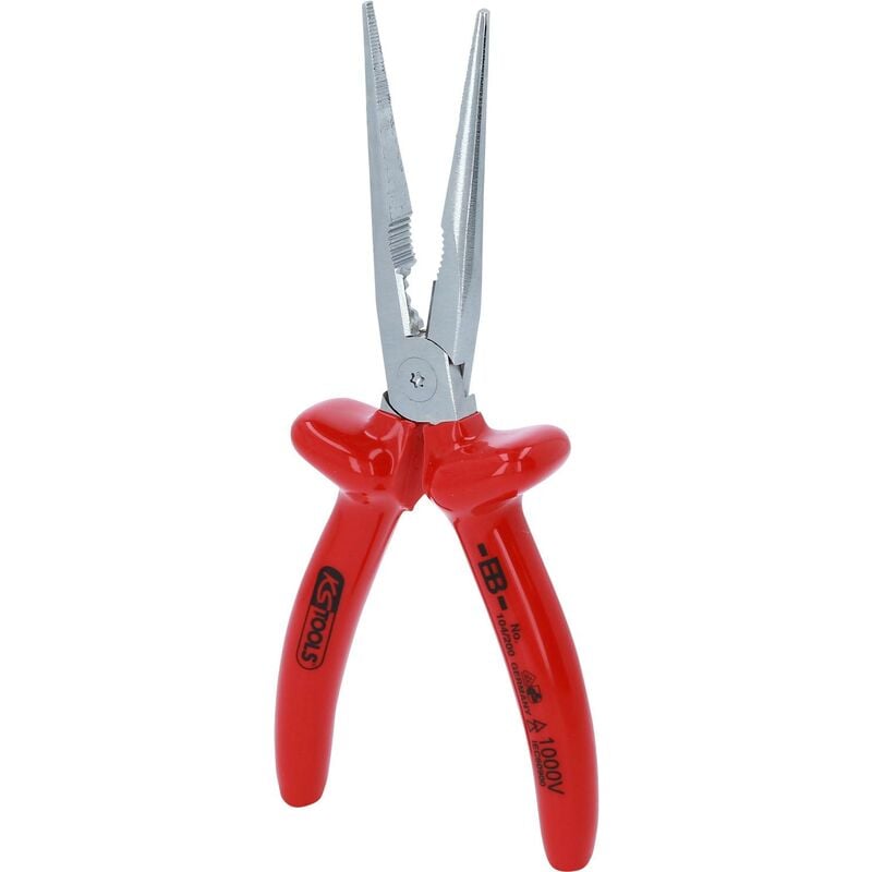

Kstools - KS TOOLS Alicates de boca plana redonda 1000V, rectos, 200 mm