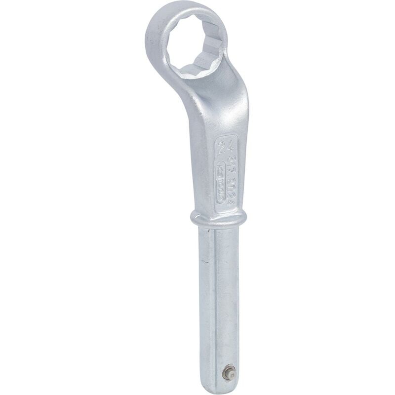 

KS TOOLS Llave de estrella de alta resistencia, acodada, 24 mm