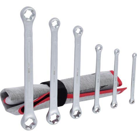 KS Tools CLASSIC TX-E-Doppel-Ringschlüssel-Satz, 6-teilig