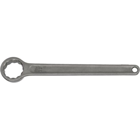 KS Tools Clé à anneau à une extrémité, droite, 76 mm