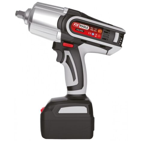 Ks Tools – Clé à chocs 1/2' sur batterie Li-Ion 18V – Couple 880 Nm – Moteur Brushless 4 pôles – 2 batteries 4Ah et chargeur inclus