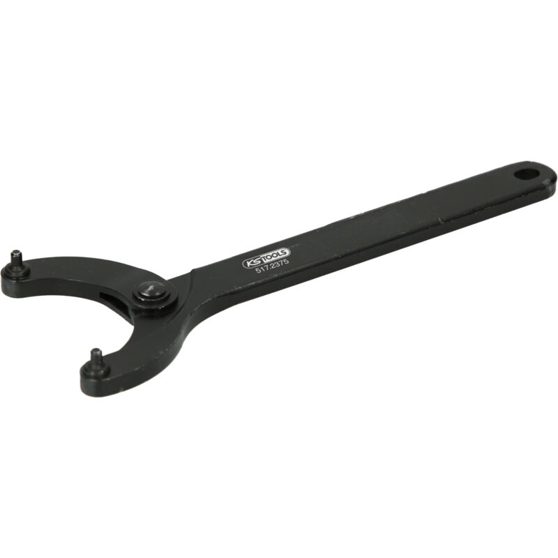 Kstools - ks Tools - Clé à ergot brunie articulée pour écrous à empreintes sur le dessus, 40 - 80 mm - 517.2376