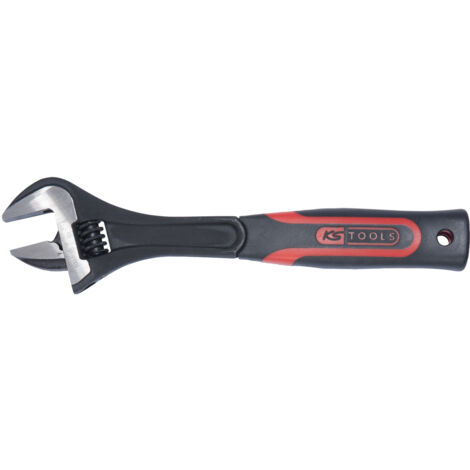 KS Tools - Clé à molette à manche bi-matière, 12'' - L.300 mm - 577.0301