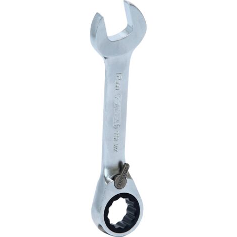 KS Tools - Clé mixte courte à cliquet réversible GEARplus®, 12 mm  , sans carte support - 503.4635-1