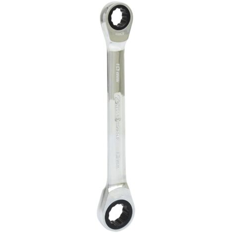 Kstools – Clé polygonale à cliquet GEARplus 10x13 mm – 72 dents – Angle de travail 5° pour espaces confinés – Acier chrome-vanadium
