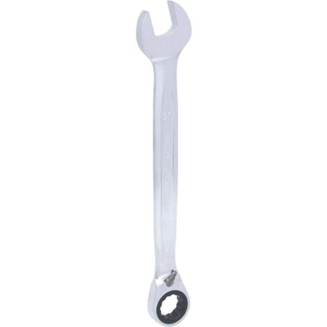 Kstools – Clé mixte à cliquet réversible 21mm – FlankTraction pour accès dans espaces restreints – Acier chrome vanadium – 72 dents pour serrage efficace