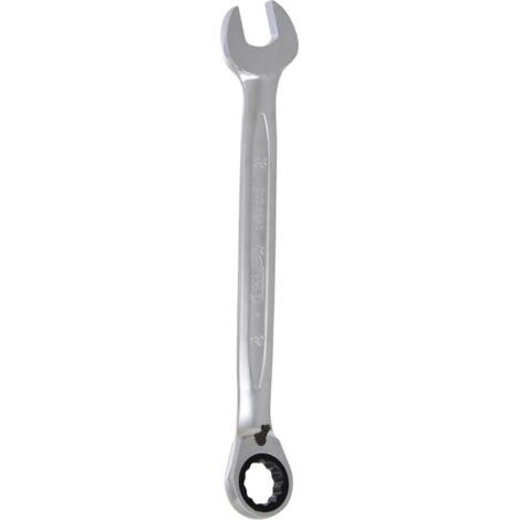 Kstools – Clé mixte à cliquet réversible 36mm – Acier chrome-vanadium – Système FlankTraction – Angle de pivotement 5° pour espaces restreints