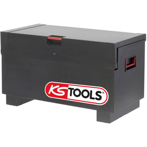 Ks Tools – Coffre à outils en tôle d'acier 1120 x 595 x 650 mm – Système de fermeture 6 à 8 points – Charge maximale 440 kg – Charnières indégondables