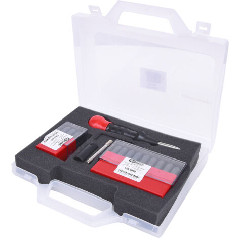KS Tools - Coffret de chiffres et lettres à frapper avec pointeau automatique - 156.0465
