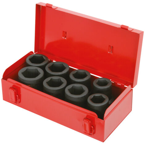 KS Tools - Coffret de douilles à chocs 1'', 8 pièces - 515.0610