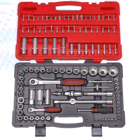 KS Tools - Coffret de douilles et accessoires ULTIMATE 1/4'' - 1/2'', 111 pièces - 922.0711