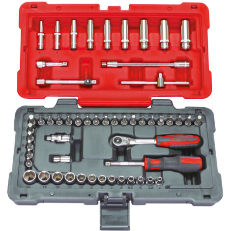KS Tools - Coffret de douilles et accessoires ULTIMATE 1/4'', 54 pièces - 922.0654