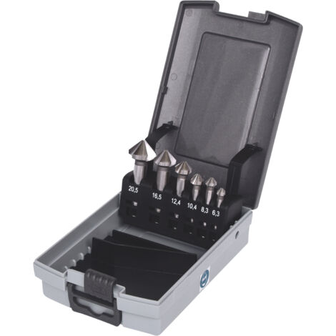 KS TOOLS Coffret de forets aléseurs 90°, 6 pcs, en box PVC ( 336.0446 )