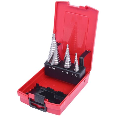 KS Tools Coffret de forets étagés HSS Co 5, en box PVC 3 pcs.