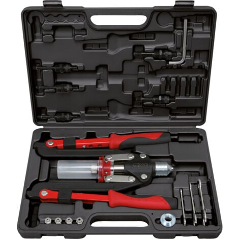 KSTOOLS KS Tools - Coffret de pince à rivets et écrous aveugles (insert) - 2 bras pliants - 150.9630