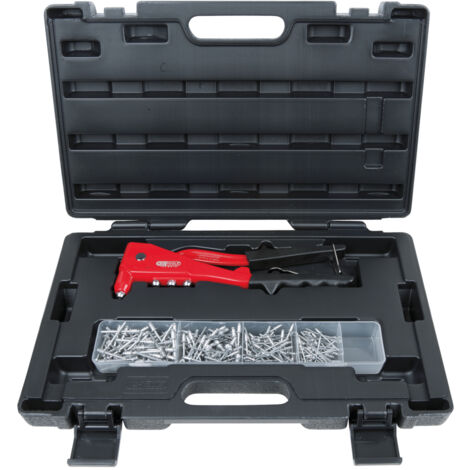 KS Tools - Coffret de pince à rivets + rivets - 150.9520