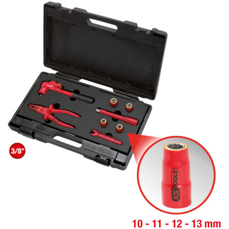 KS Tools Coffret d'outils isolés pour véhicules électriques PSA, 8 pcs.