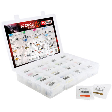 KS Tools - Coffret Master pour capteur RDKS / TPMS pour contrôle de la pression des pneus, 150 pièces - 149.0100