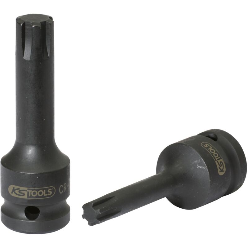 

Kstools - KS TOOLS 1/2' Bit con adaptador de impacto RIBE, pavonado, l =75mm, M10