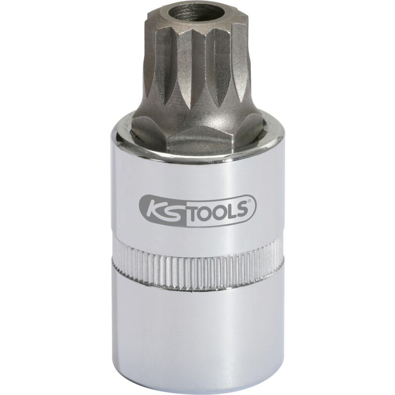 

KS TOOLS Llave de vaso con punta 1/2' XZN con orificio frontal, M16, 55 mm