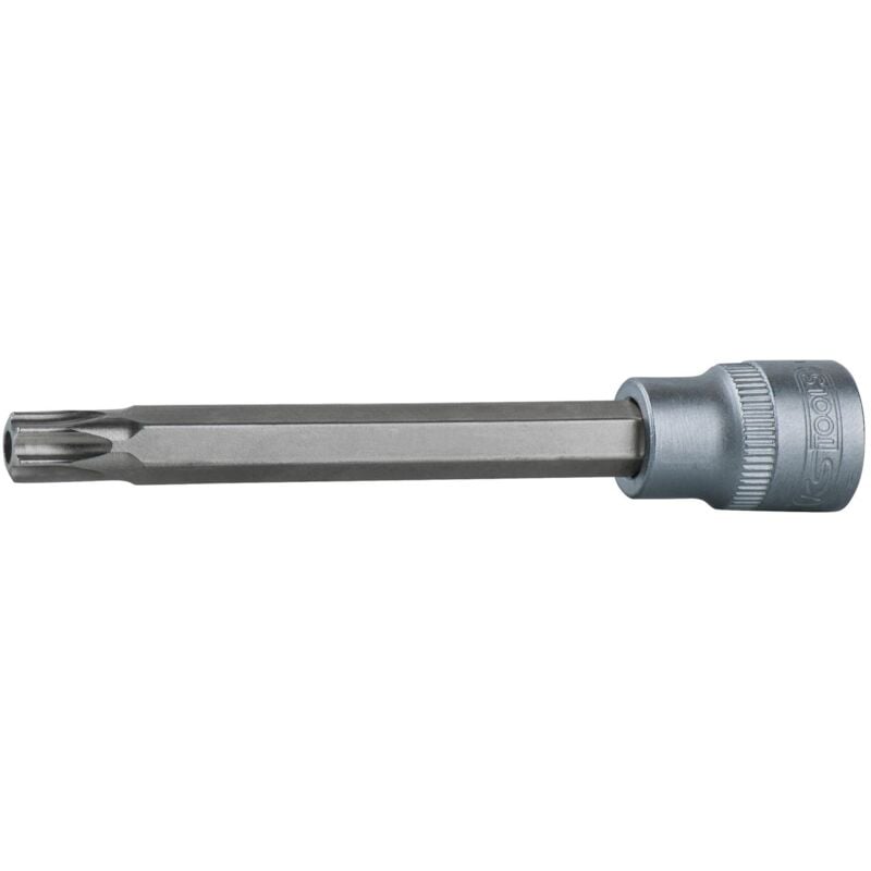 

KS TOOLS 3/8' Llave de vaso con punta para tornillos Torx con orificio frontal, larga, TB30