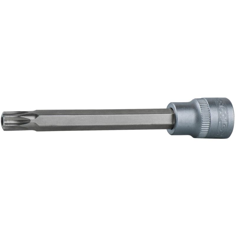 

KS TOOLS 3/8' Llave de vaso con punta para tornillos Torx con orificio frontal, larga, TB50