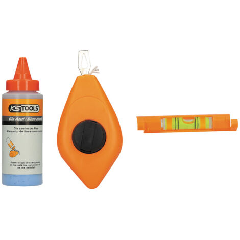 KS Tools - Cordeau rechargeable et poudre bleue , 150 g - 300.0080