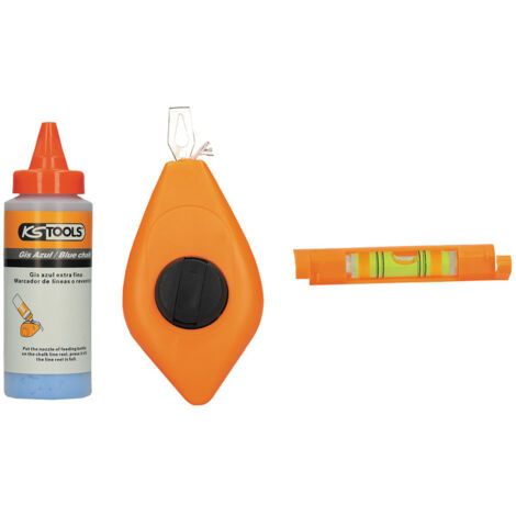 KS Tools - Cordeau rechargeable et poudre bleue , 150 g - 300.0080