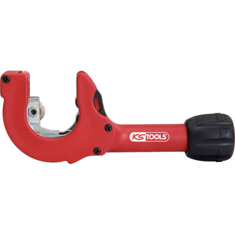 KS Tools Cortatubos con carraca 12-35mm Rojo