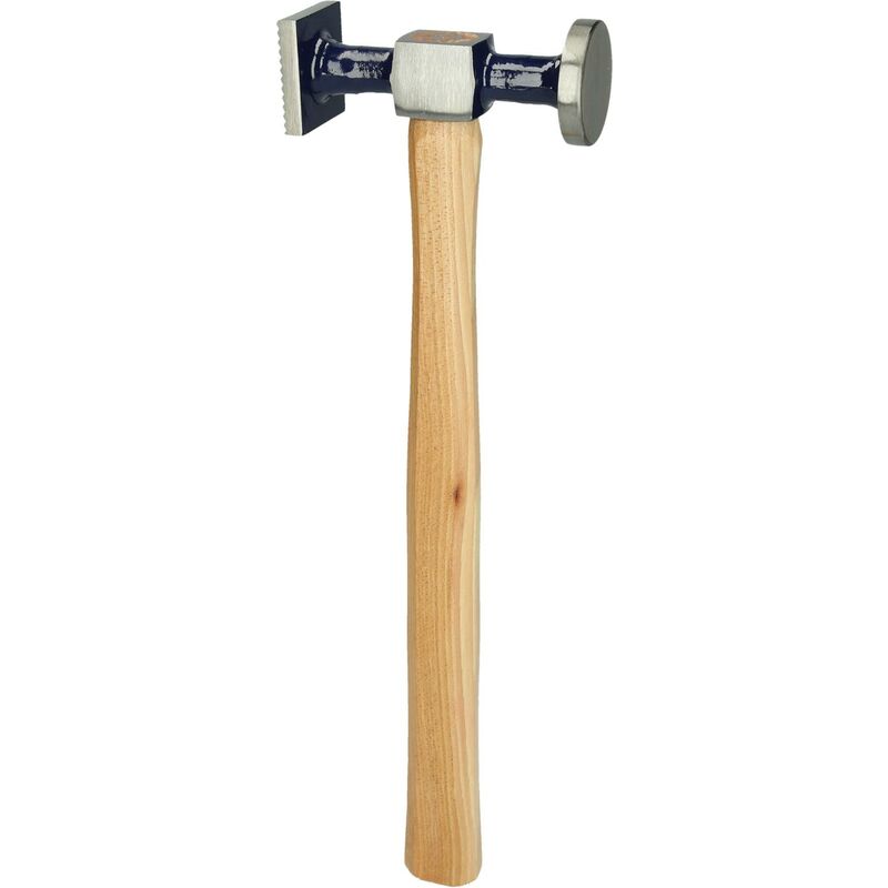 

KS TOOLS Martillo de carrocero moleteado grueso, redondo/cuadrado, 325mm