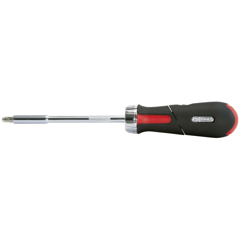 

Kstools - KS TOOLS 1/4' Destornillador de carraca para puntas intercambiables de revólver, 7 pzs