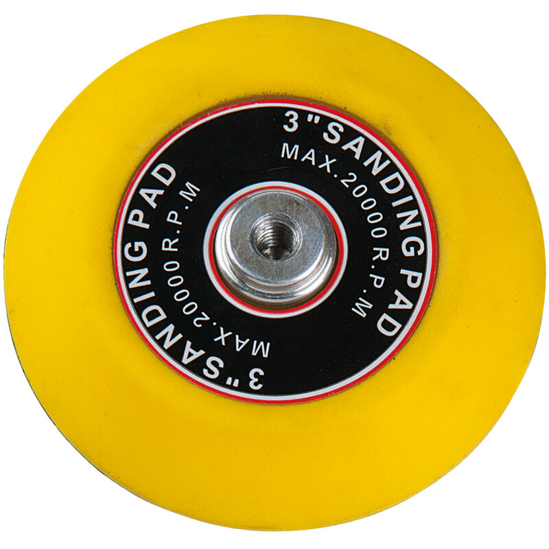 Kstools - Plateaux pour disque de ponçage diam. 75,0 mm souples pour 515.5185 et 515.5590, 5 pièces