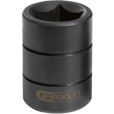 Kstools – Douille 5 pans 19mm pour étrier de frein – Acier chrome vanadium – Normes DIN 3120, ISO 1174 – Longueur 40mm, carré 1/2'