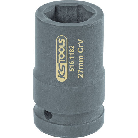 KS Tools - Douille à chocs 6 pans 1'' 27 mm - 516.1182