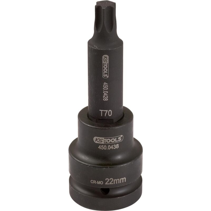 Kstools - 3/4' Douilles à chocs Torx, longues, T90