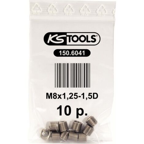 KS TOOLS Douille filetées M18x1,25, L=10,8 mm, pack de 10 ( 150.6041 )