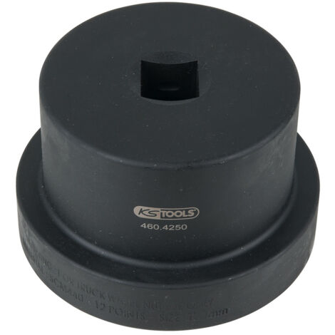KS Tools - Douille pour écrous moyeux avec guide 1, 12 pans, 110 mm - 460.4250
