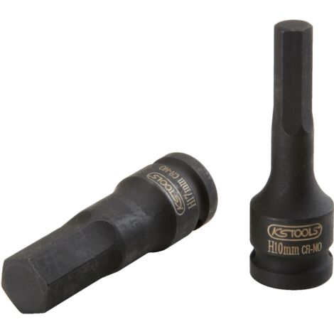 KS TOOLS 911.0925 Douille mâle à chocs 6 pans 1/2'' L.75mm  5mm