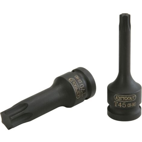KS TOOLS - Douilles à chocs TORX KS 1/2", T45 - 911.0917 - Ce produit de marque KSTOOLS est neuf.